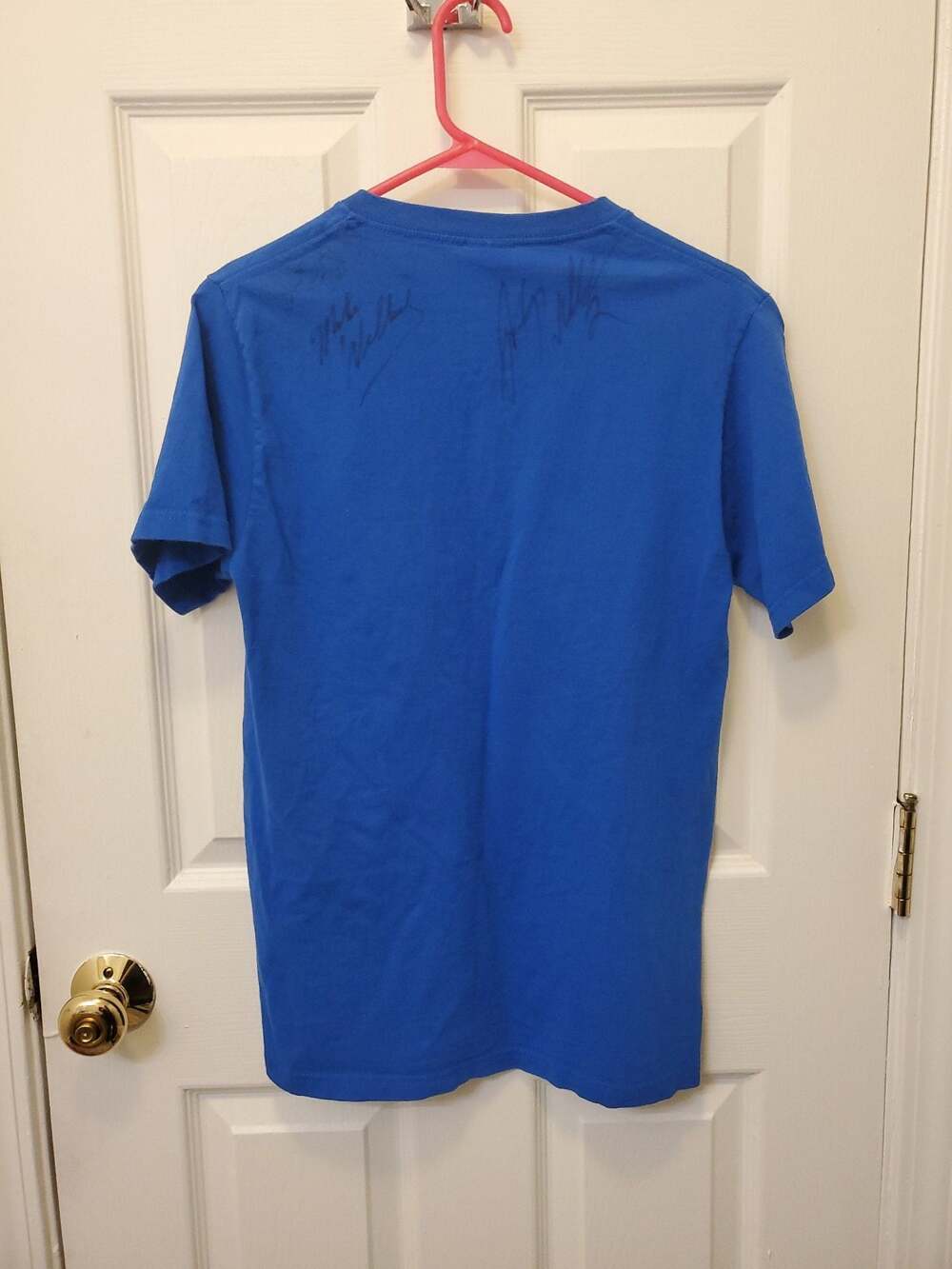 SIGNED 90s Vintage NASCAR Boogity Boogity Boogity Let's Go Racin' Boys T-Shirt - Picture 3 of 8